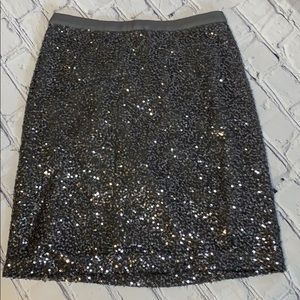 J. Crew sequined skirt
